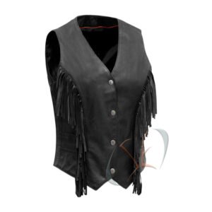 Motorcycle Leather Vest