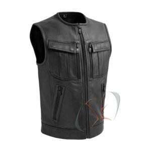 Motorcycle Leather Vest