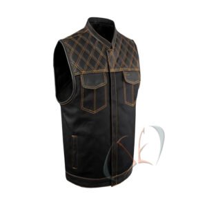 Motorcycle Leather Vest